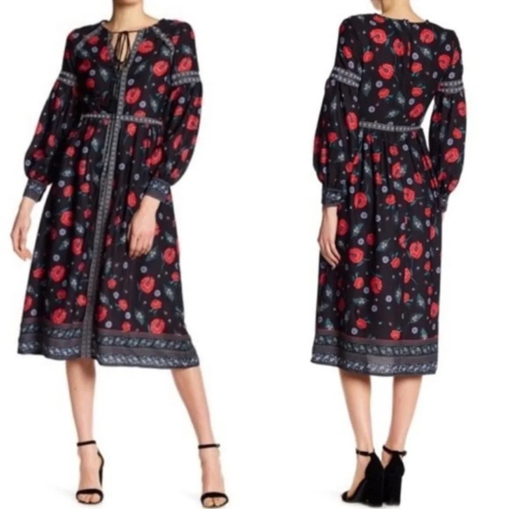 NWOT Paris Floral Emily Maxi Dress - Picture 1 of 7